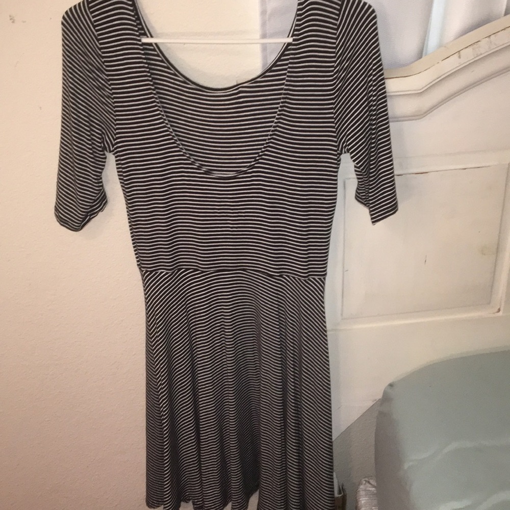 stripped dress